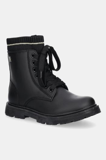 Detské topánky Tommy Hilfiger čierna farba, T1A5-34006