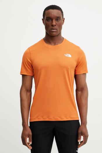 Športové tričko The North Face Lightbright oranžová farba, jednofarebný, NF0A825O6IG1