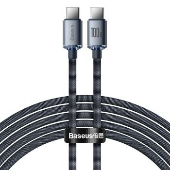 BASEUS CAJY000701 100W Kábel USB Type-C - USB Type-C 2m čierny