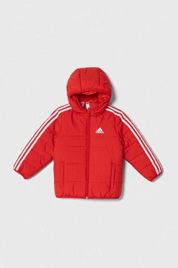 Detská bunda adidas červená farba