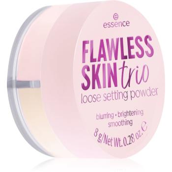 essence Flawless Skin Trio sypký fixačný púder 8 g