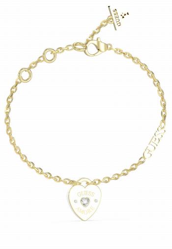 Guess Krásny pozlátený náramok Guess Amore JUBB05053JWYGWH 18,5 cm