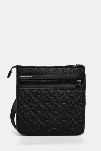Malá taška Armani Exchange pánska, čierna farba, XM000579 AF12133