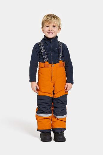 Detské lyžiarske nohavice Didriksons IDRE KIDS PANTS oranžová farba