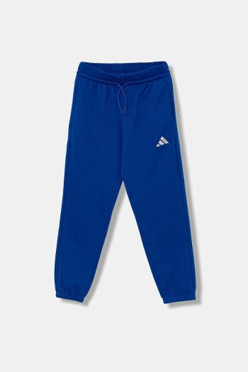 Detské tepláky adidas modrá farba, s potlačou, JV9988