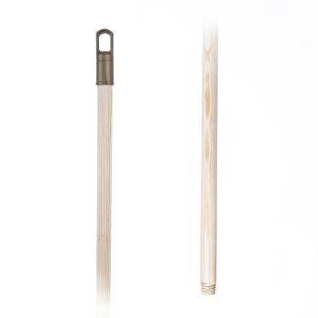 Tyč drevo 125 cm závit hrubý 