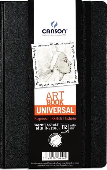 Canson Liv Universal Skicár 21,6 x 14 cm 96 g Black