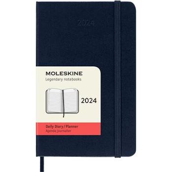 Moleskine 2024 S, tvrdé dosky, modrý D (DHB2012DC2Y24)