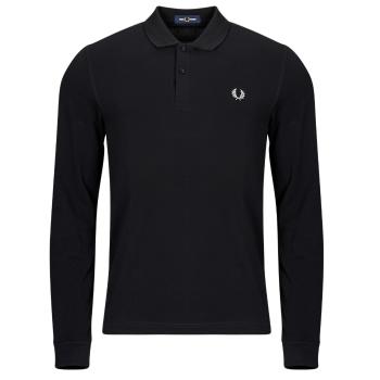 Fred Perry  LS PLAIN  Polokošele s dlhým rukávom Čierna