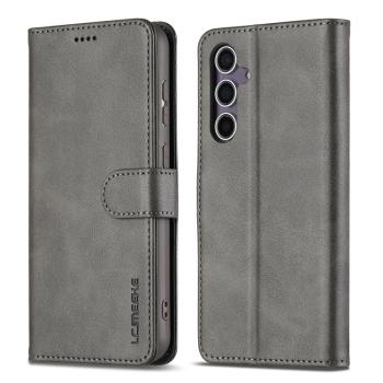 IMEEKE Peňaženkový obal pre Samsung Galaxy A36 šedý