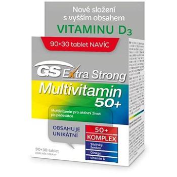 GS Extra Strong Multivitamín 50+ tbl. 90+30, 2021 (4546496)