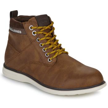 Jack & Jones  JFWDENVER PU COMBO BOOT  Polokozačky Hnedá