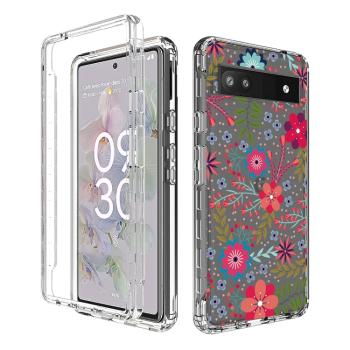 DUAL ART Odolný kryt Google Pixel 6a FLOWERS