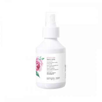 Simply Zen Bezoplachový sprej pre nepoddajné a krepovaté vlasy Smooth & Care (Leave-In Spray) 150 ml