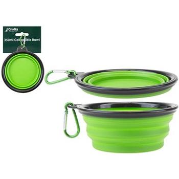 Crufts Skladacia miska pre domácich maznáčikov s háčikom 350 ml (5050565599261)