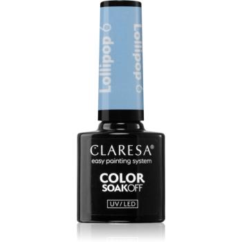 Claresa SoakOff UV/LED Color Lollipop gélový lak na nechty odtieň 6 5 g