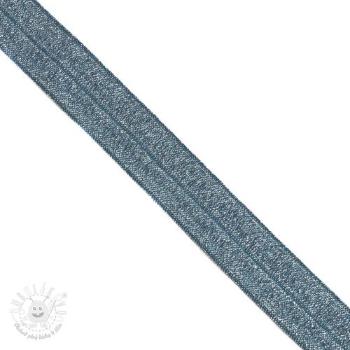 Lemovacia guma glitter 20 mm dark blue