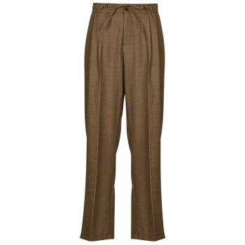 Only  ONLHELENA LIFE MEL HW STRI WIDE PANT TLR  Oblekové nohavice Hnedá