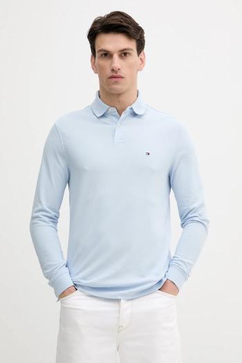 Tričko s dlhým rukávom Tommy Hilfiger jednofarebné, MW0MW20183