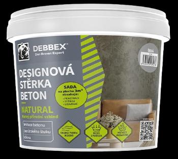 BETON NATURAL - Dizajnová stierka s efektom betónu šedá (natural) 5 kg
