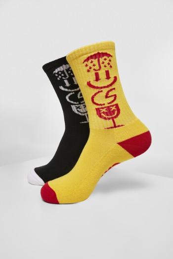 Cayler & Sons Iconic Icons Socks 2-Pack black/yellow - 39–42