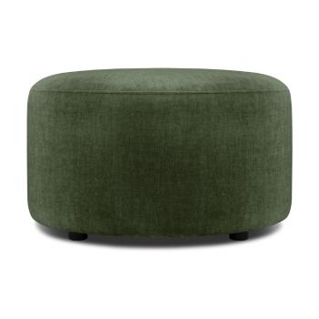 Debbie zöld bársony puff, ø 68 cm - Mazzini Sofas