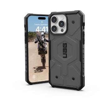 UAG Pathfinder MagSafe Apple iPhone 15 Pro Max hátlap tok, ezüst