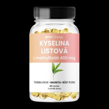 MOVIT ENERGY Kyselina listová L-metylfolát 400mcg, 90 mäkkých kapsúl