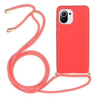 ROPE Kryt so šnúrkou Xiaomi Mi 11 Lite / 11 Lite 5G / 11 Lite NE 5G červený