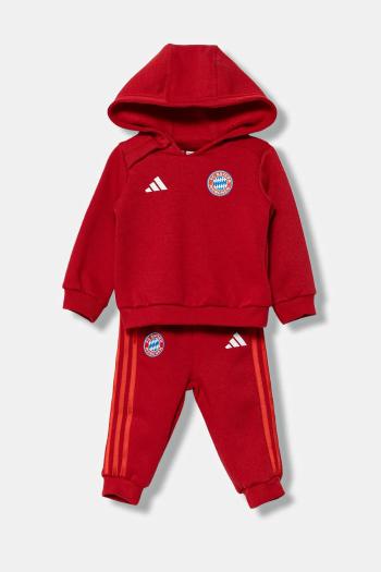 Detská tepláková súprava adidas Performance FC Bayern Munich červená farba, IT4132