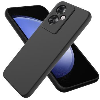 RUBBER Ochranný kryt pre Oppo Reno11 F 5G čierny