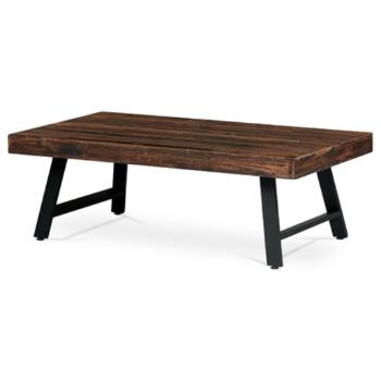 Konferenčný stolík Autronic 130x44 cm hnedý masív AHG-534 PINE