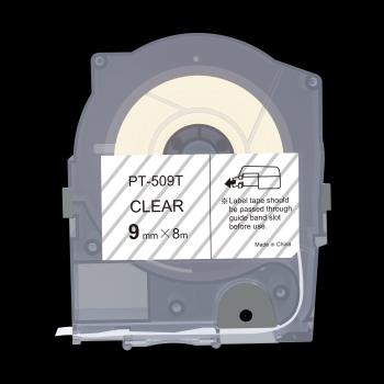 Max LM-509T, 9mm x 8m, priehľadná kompatibilná páska