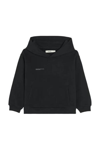 Mikina Pangaia KIDS' 365 MIDWEIGHT HOODIE čierna farba, s kapucňou, 10000428