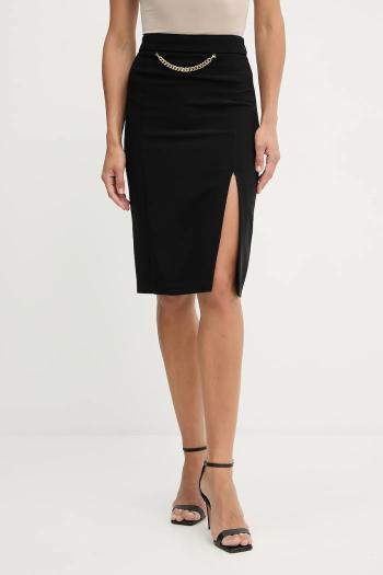 Sukňa Marciano Guess ELLA čierna farba, midi, puzdrová, 5YGD07 7357A