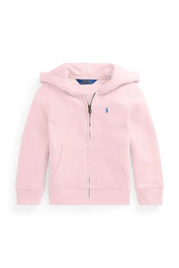Mikina Polo Ralph Lauren ružová farba, s kapucňou, 312833560028