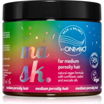 OnlyBio Hair in Balance vyživujúca maska pre suché vlasy 400 ml