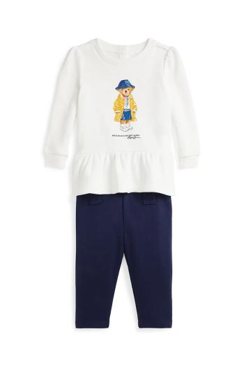 Sada pre bábätká Polo Ralph Lauren biela farba, 310958245001