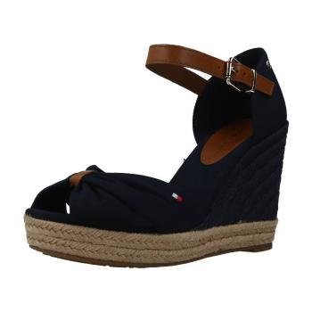 Tommy Hilfiger  BASIC OPEN TOE HIGH  Sandále Modrá