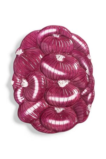 Servírovací tanier &k amsterdam legume onion fialová farba