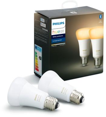 LED izzó Philips Hue White Ambiance 8.5W A60 set 2 db