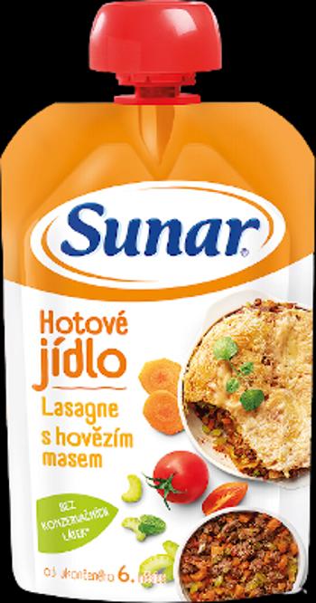 SUNAR príkrm lasagne s hovädzím mäsom 6m+ 120 g