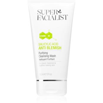 Super Facialist Salicylic Acid Anti Blemish odličovací čistiaci gél pre problematickú a mastnú pokožku 150 ml