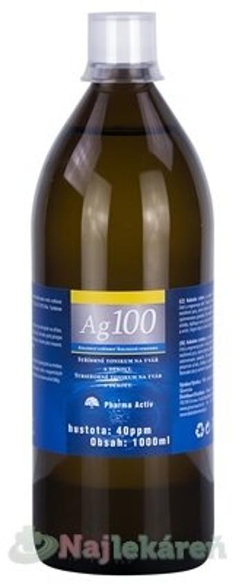 Pharma Activ Koloidné striebro Ag100, hustota 40ppm, 1000 ml