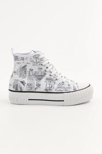 Tenisky Karl Lagerfeld KAMPUS MAX biela farba, KL60455