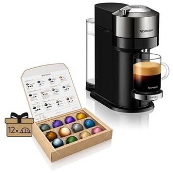 NESPRESSO Krups Vertuo Next Deluxe Dark Chrome XN910C10 + ZDARMA Voucher Poukaz na kávu Nespresso v hodnote 30 €