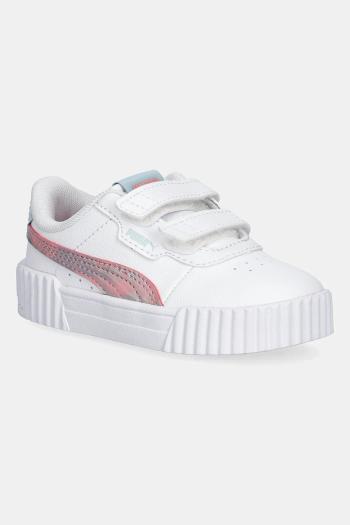 Detské tenisky Puma Carina 3.0 Space belle V Inf biela farba, 402805