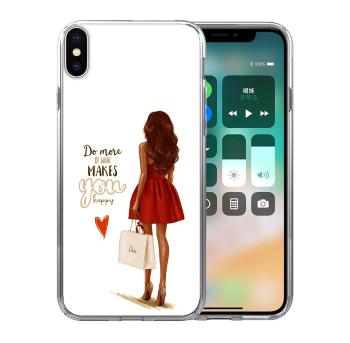 MY ART obal Apple iPhone X / XS RED DRESS (137)