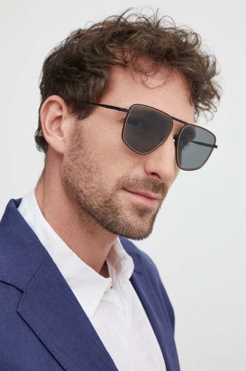 Slnečné okuliare Michael Kors SILVERTON pánske, čierna farba, 0MK1153