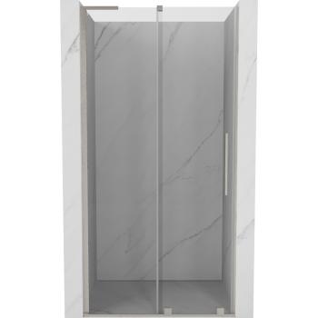 MEXEN/S Velar L posuvné sprchové dveře 90, transparent, nikl kartáčovaný 871-090-003-01-97